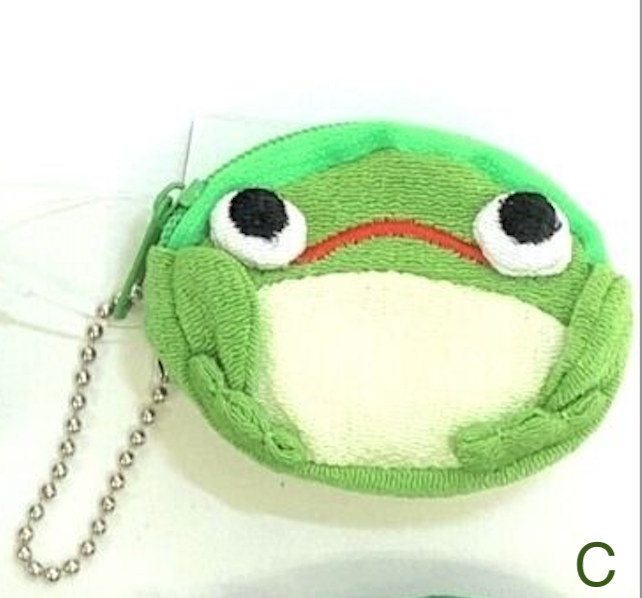 Frog Zippered Mini Coin Pouch | (Japan)