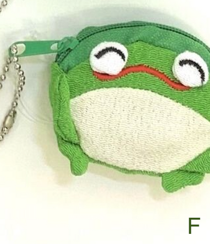 Frog Zippered Mini Coin Pouch | (Japan)