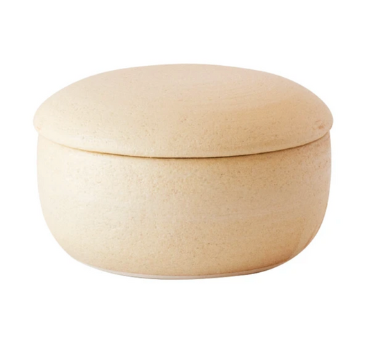 Banko Ware Ceramic Covered Bowl Set | Beige | (Japan)