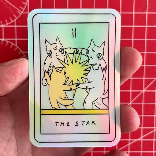Star Tarot Vinyl Sticker | Deth P. Sun (CA)