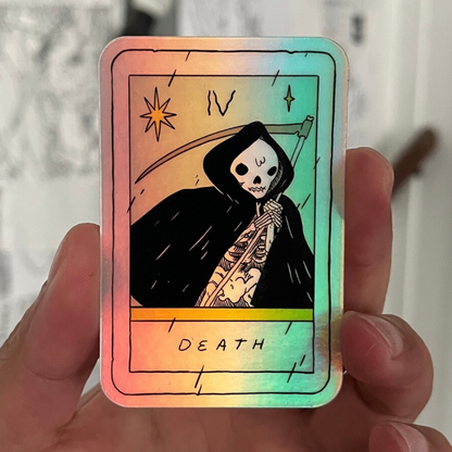Death Tarot Vinyl Sticker | Deth P. Sun (CA)