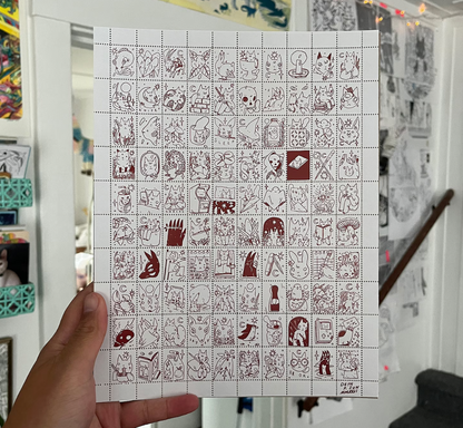 Portland Stamp Company Artist Series | Deth P. Sun (CA) | Creatures