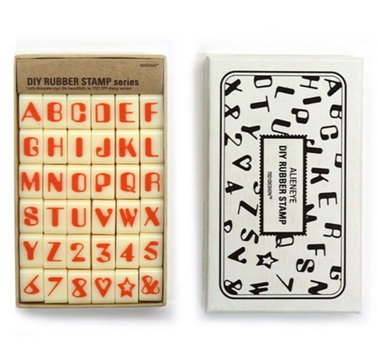 DIY Rubber Alieneye Stamp Set  | 7321 Design (Korea)