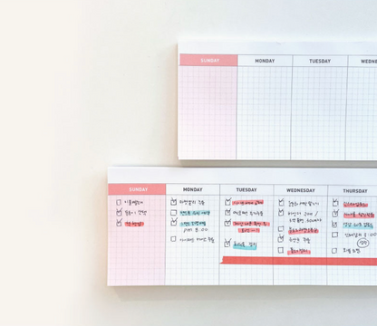 Weekly Desk Pad | Jam Studio (Korea)