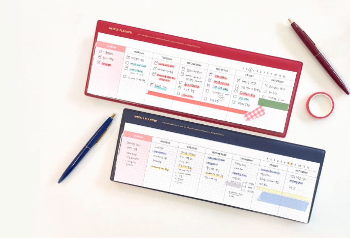 Weekly Desk Pad | Jam Studio (Korea)