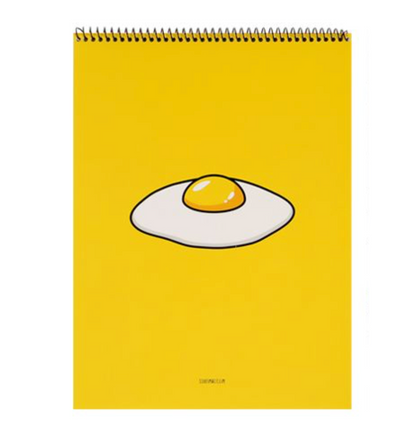 Fried Egg Spiral Notepad | Ssueime & Cclim (Korea)
