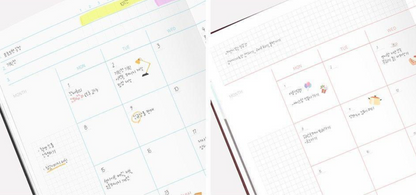 Between Calm and Passion Undated Monthly Planner | Bookfriends (Korea)