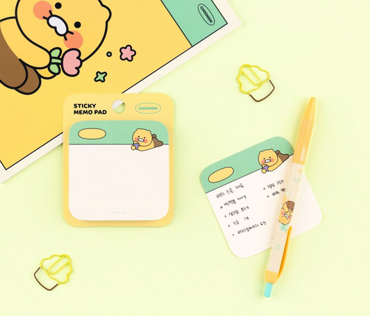 Choonsik Sticky Notes Pad | Kakao Friends (Korea)
