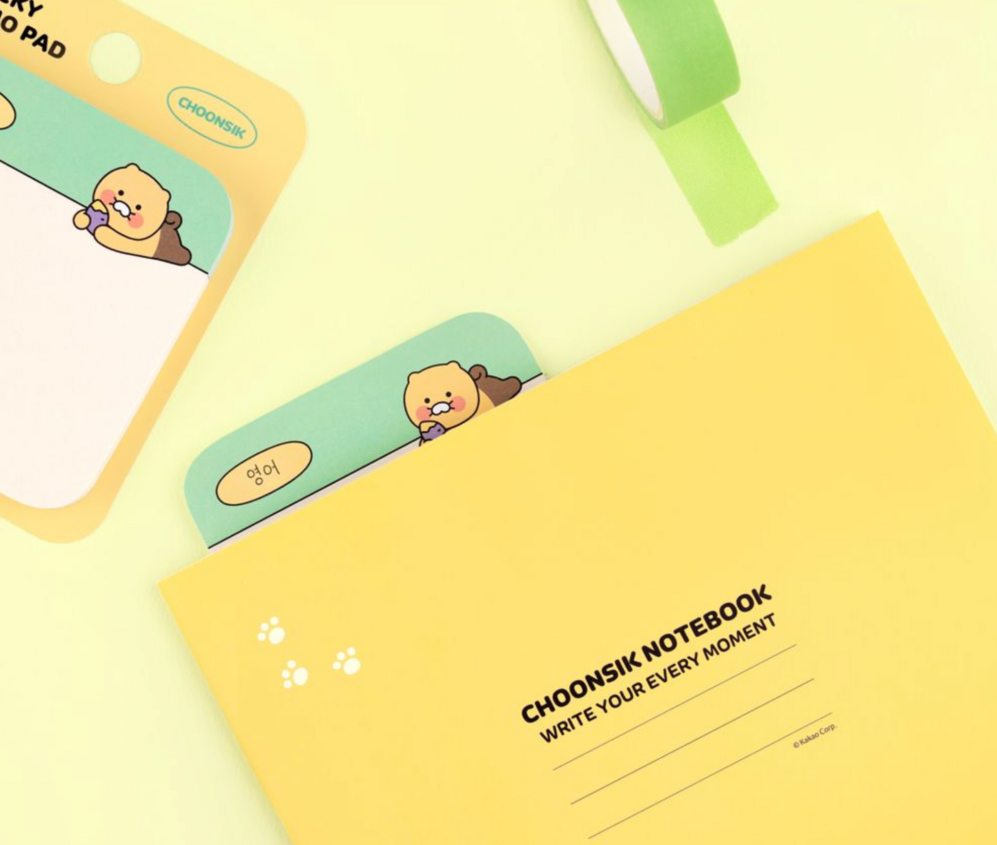 Choonsik Sticky Notes Pad | Kakao Friends (Korea)