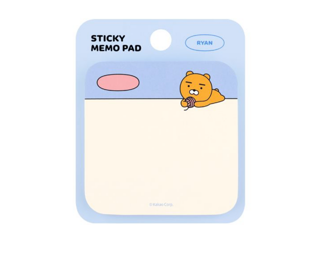 Ryan Sticky Notes Pad | Kakao Friends (Korea)