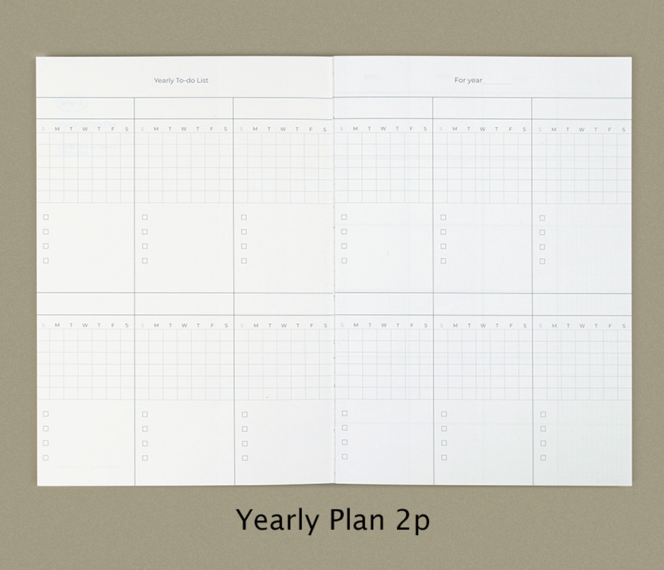 List To Live By Weekly Planner | Paperian (Korea)