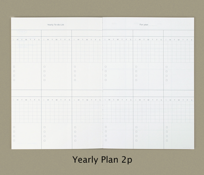 List To Live By Weekly Planner | Paperian (Korea)