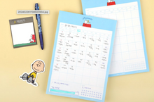Load image into Gallery viewer, Snoopy Goal Calendar B5 Notepad | Peanuts (Korea)

