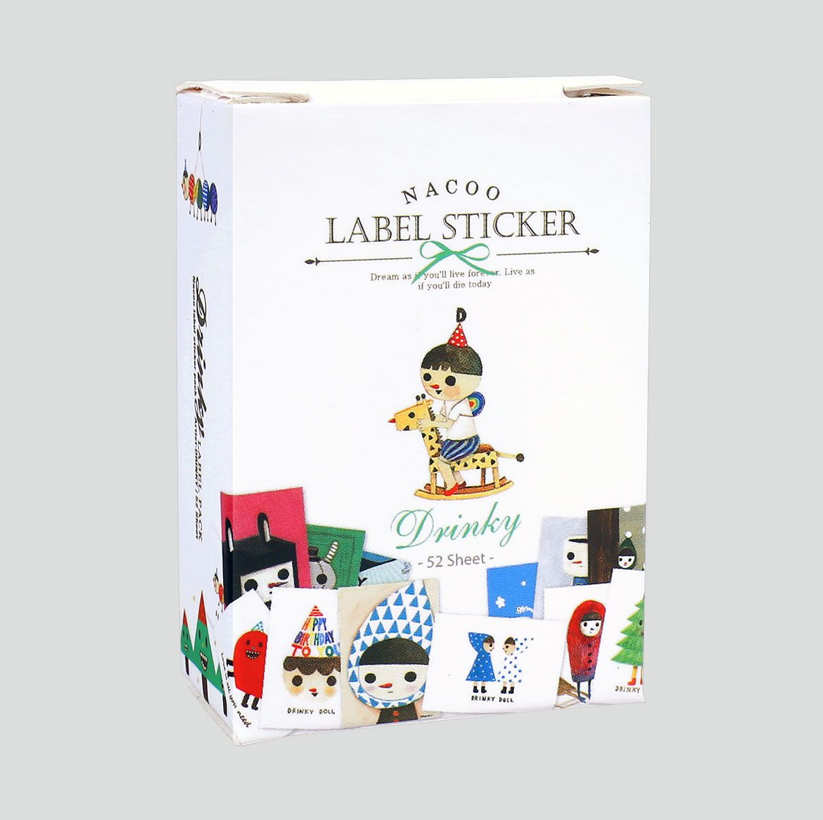 Drinky Label Sticker Pack | Nacoo (Korea) – WE ARE 1976