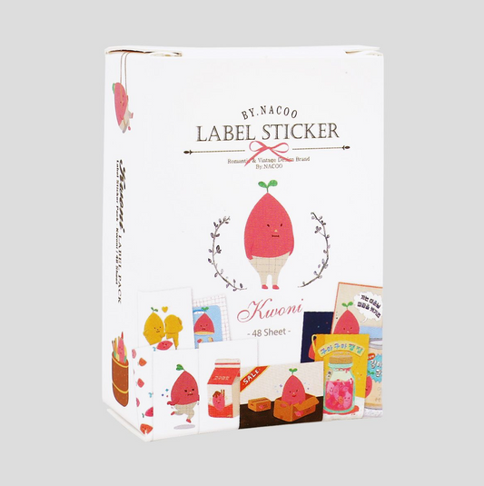 Kwoni Label Sticker Pack | Nacoo (Korea)
