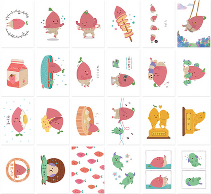 Kwoni Label Sticker Pack | Nacoo (Korea)