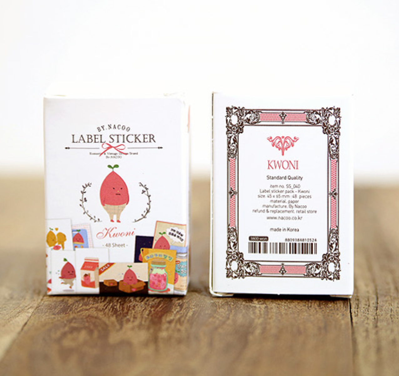 Kwoni Label Sticker Pack | Nacoo (Korea)