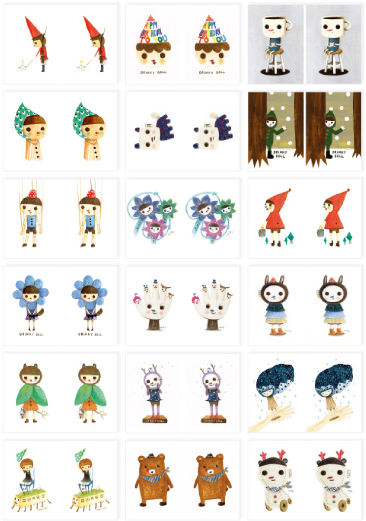 Drinky Mini Sticker Pack | Nacoo (Korea)