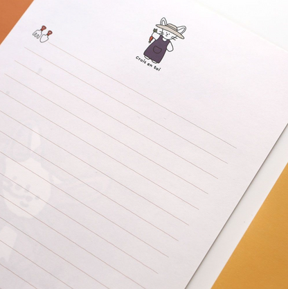 CComang Letter Paper Notepad | Pinkfoot (Korea)
