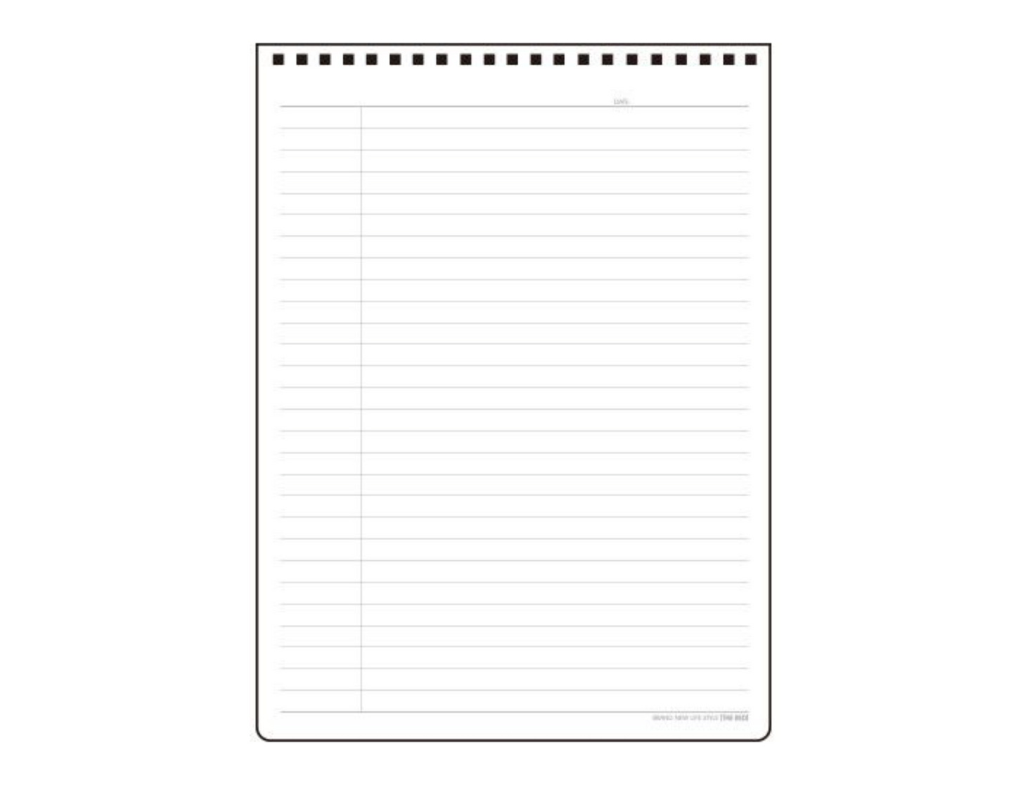 Hardbound Campus Note Top Spiral Notebook | Red Fancy (Korea)