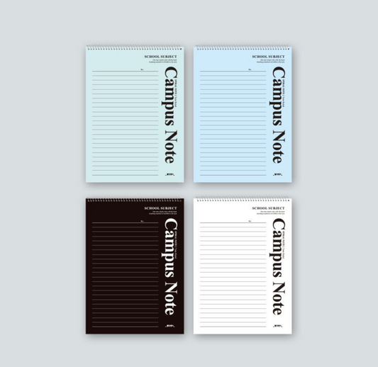 A5 Top Ring Campus Note Notepad | Red Fancy (Korea)