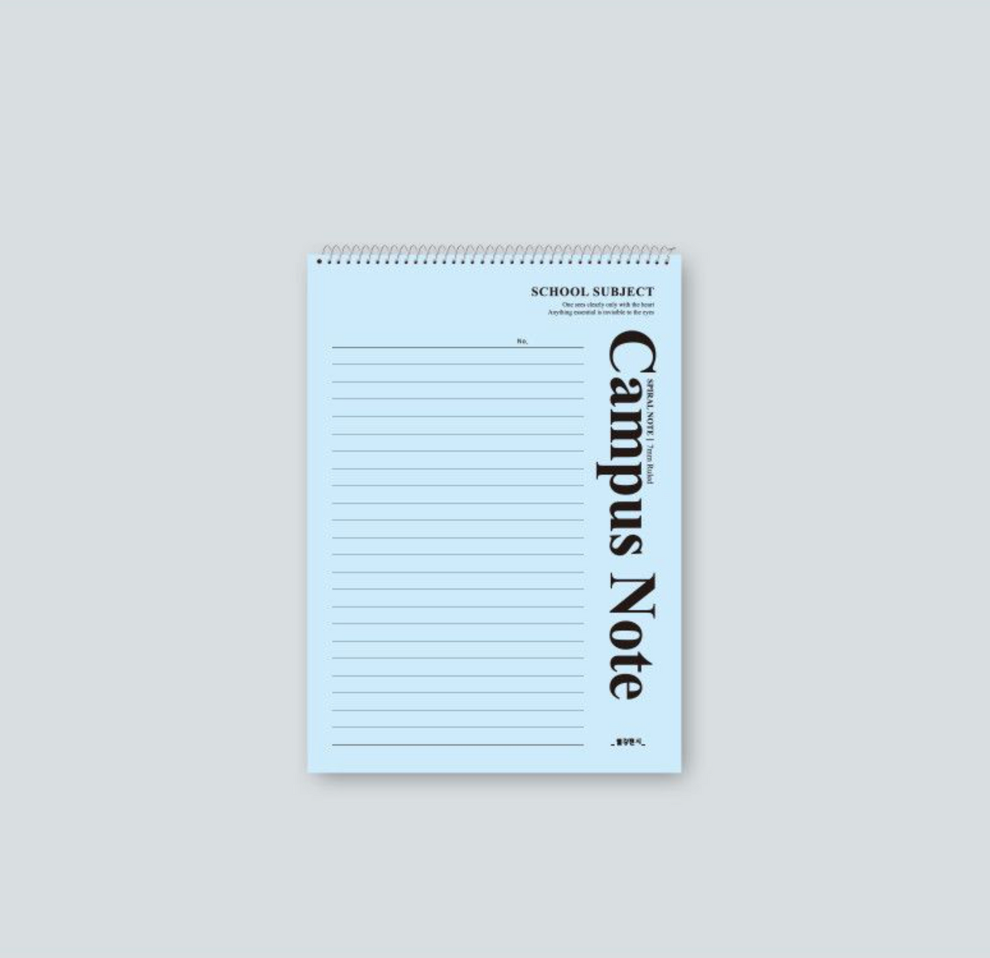 A5 Top Ring Campus Note Notepad | Red Fancy (Korea)