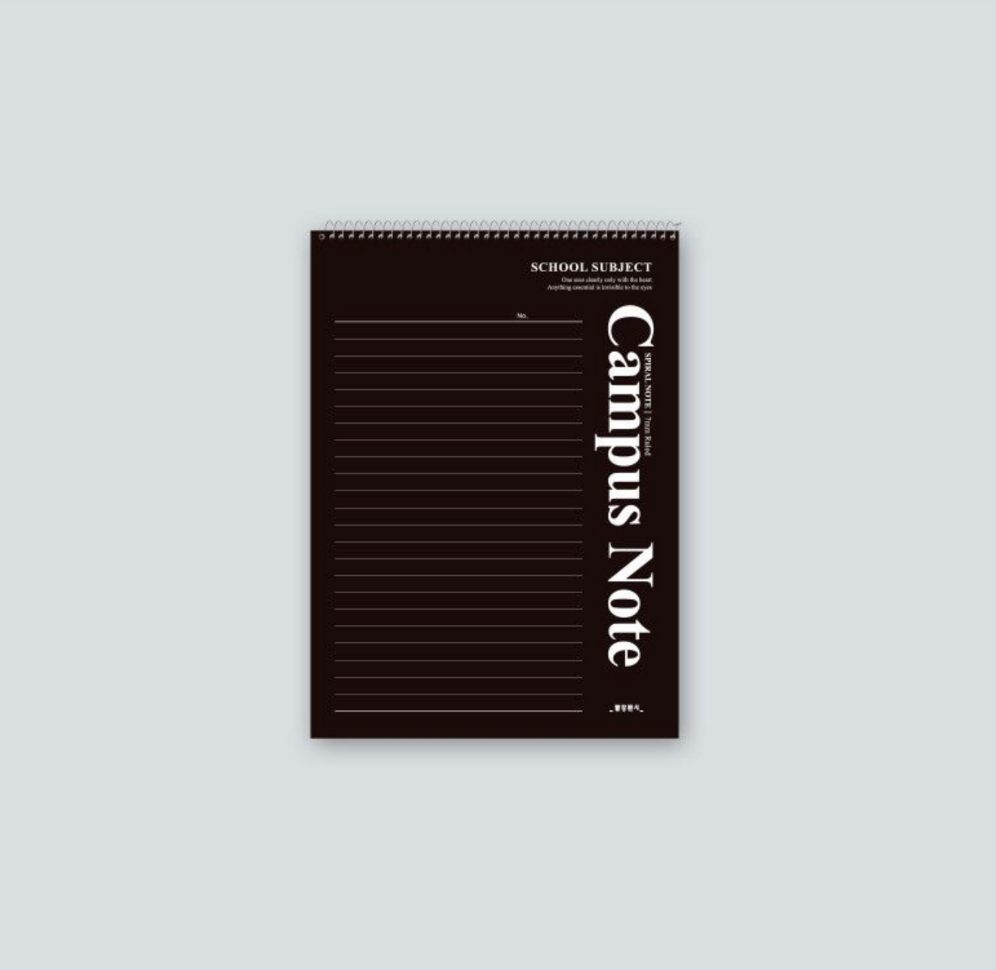 A5 Top Ring Campus Note Notepad | Red Fancy (Korea)