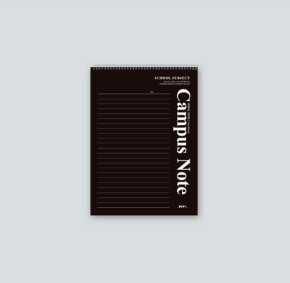 A5 Top Ring Campus Note Notepad | Red Fancy (Korea)