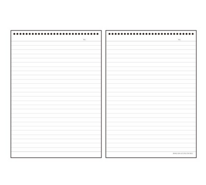 A5 Top Ring Campus Note Notepad | Red Fancy (Korea)