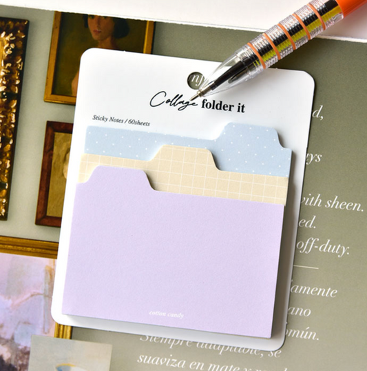 Collage Folder It Sticky Notes Pack | Plepic (Korea)