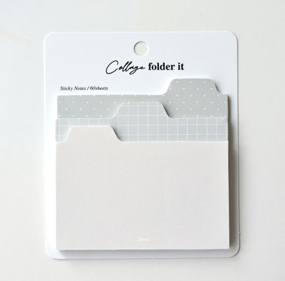 Collage Folder It Sticky Notes Pack | Plepic (Korea)