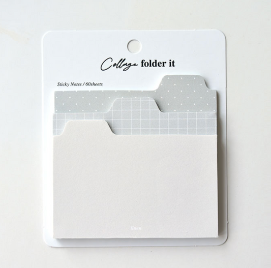Collage Folder It Sticky Notes Pack | Plepic (Korea)