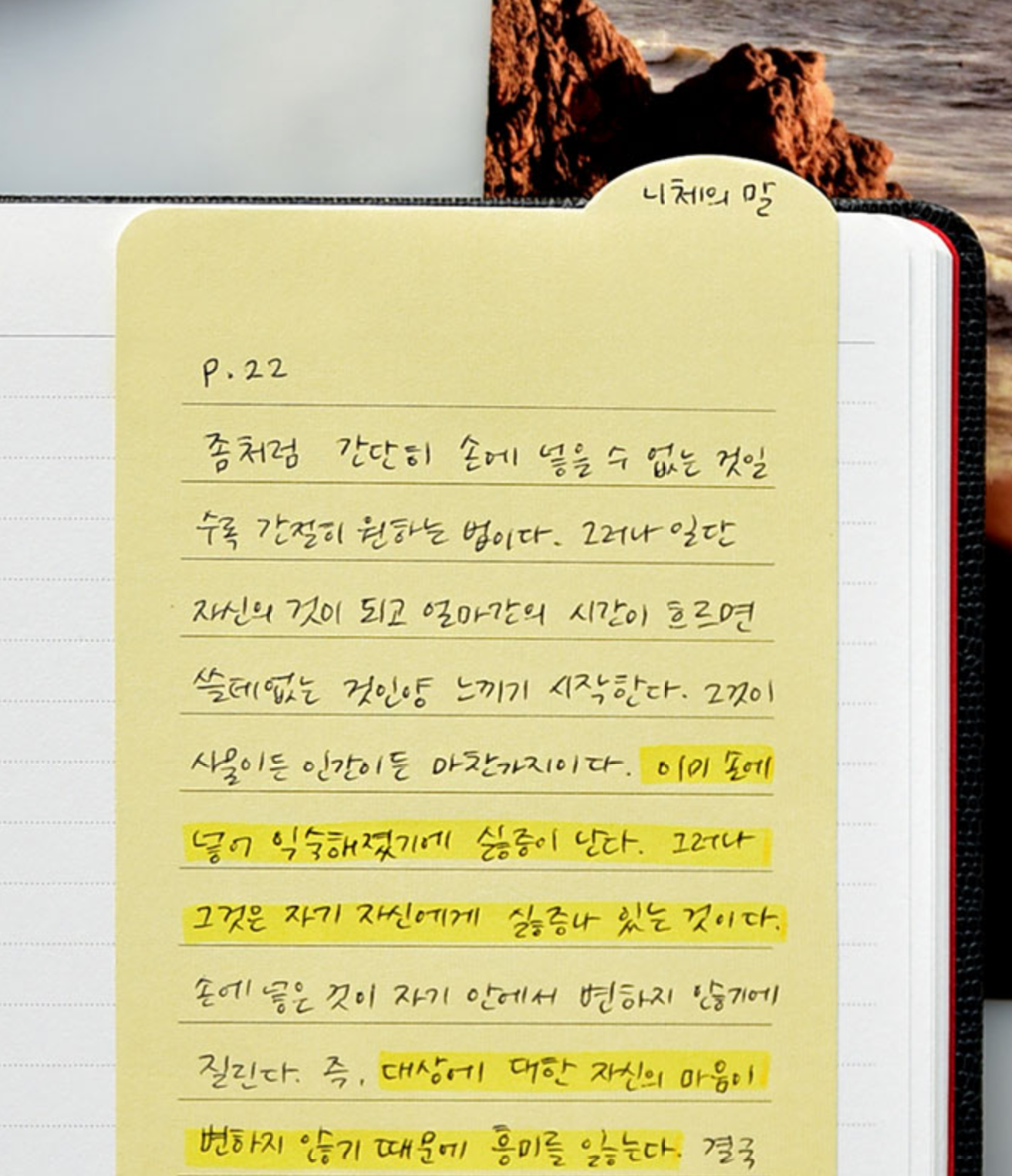 Sticky Line Sticky Note Pad | Plepic (Korea)