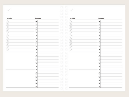 Gi-Bon A5 Work Diary Planner | Indigo (Korea)