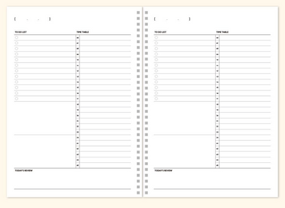 Gi-Bon B5 Work Diary Planner | Indigo (Korea)