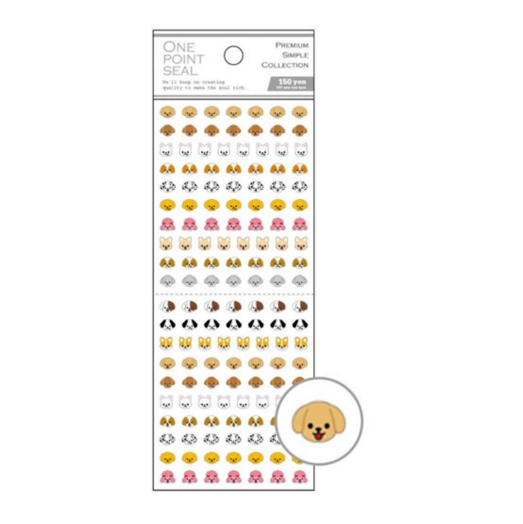 Mini Dogs Sticker Sheet | One Point (Japan)