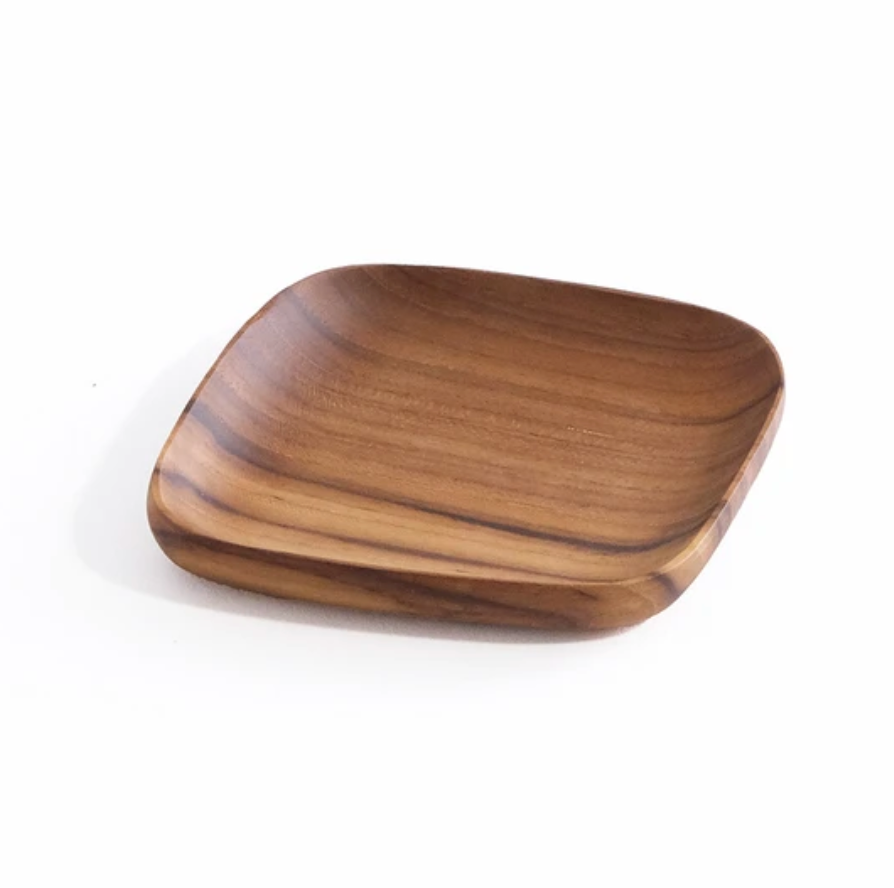 Small Teakwood Plate | SHISEIHANBAI (Japan)