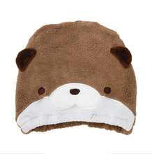 Load image into Gallery viewer, Plush Otter Hair Towel | LIV HEART (Japan)
