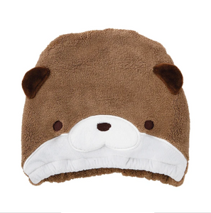 Plush Otter Hair Towel | LIV HEART (Japan)