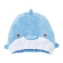 Load image into Gallery viewer, Plush Dolphin Hair Towel | LIV HEART (Japan)
