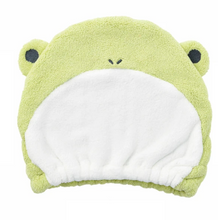 Load image into Gallery viewer, Plush Froggy Hair Towel | LIV HEART (Japan)
