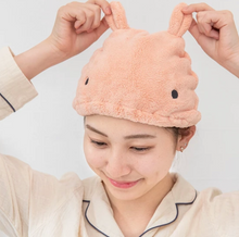 Load image into Gallery viewer, Plush Otter Hair Towel | LIV HEART (Japan)
