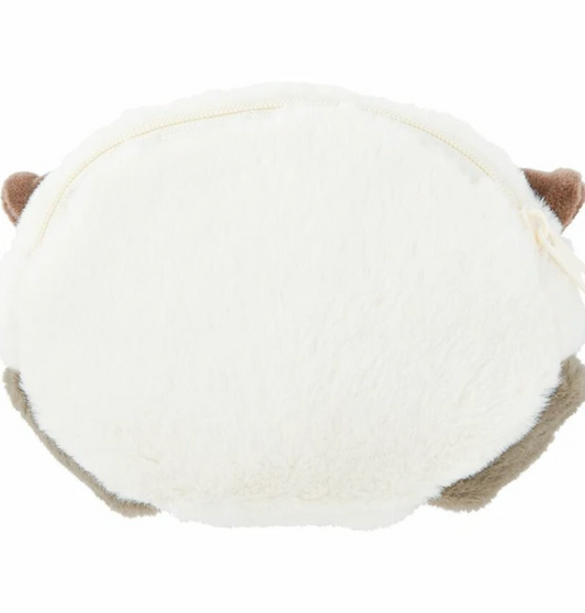 Plush Peekaboo Otter Zipper Pouch | Fawn | LIV HEART (Japan)