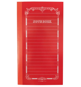 B6 Tsubame Fools Notebook | Red | Lined | Kenji Fukushima (Japan)
