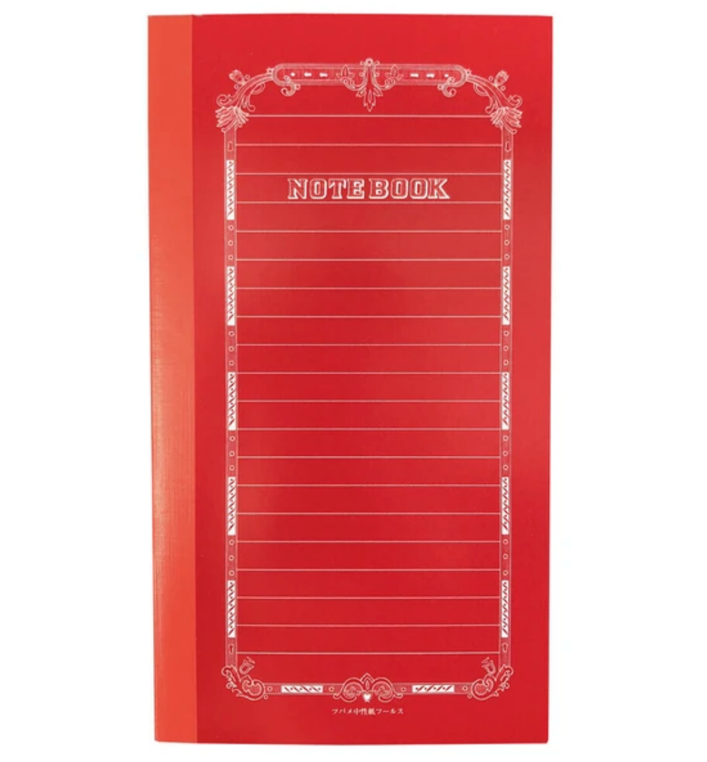 B6 Tsubame Fools Notebook | Red | Lined | Kenji Fukushima (Japan)