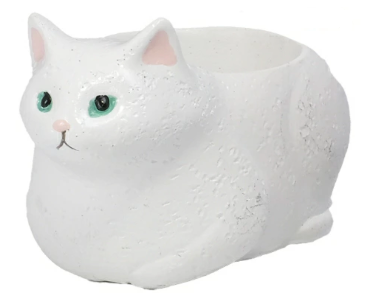 White Cat Mini Planter (Japan)