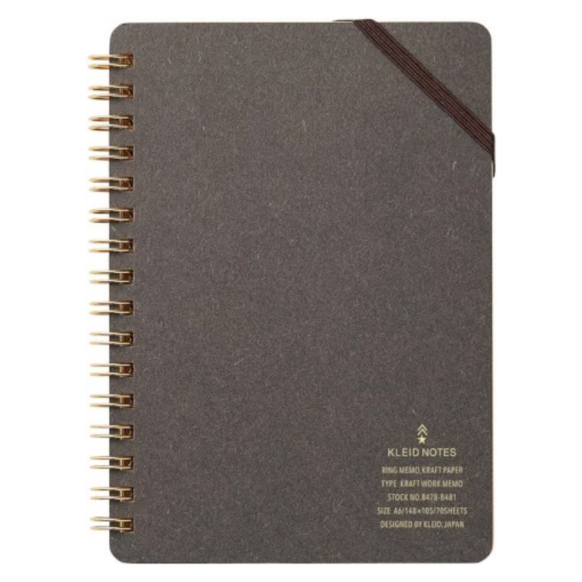 Kraft Work Memo Notebook (A6) | Kleid (Japan)