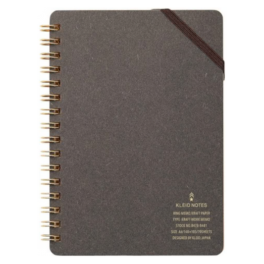 Kraft Work Memo Notebook (A6) | Kleid (Japan)