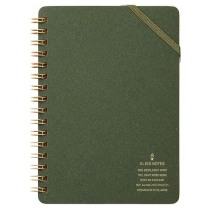 Kraft Work Memo Notebook (A6) | Kleid (Japan)