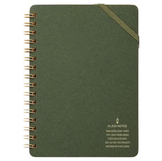 Kraft Work Memo Notebook (A6) | Kleid (Japan)
